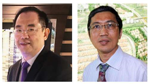 Good news: According to Lim (left) and Chow, the lower OPR allows for cheaper loans and more interest from property buyers.