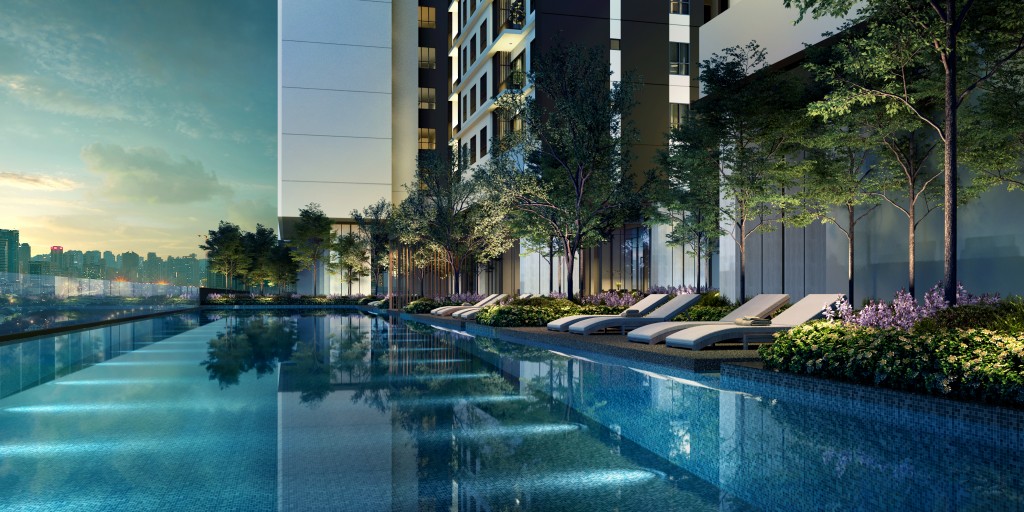 Residents can exercise and rejuvenate in the crystalline 50-metre lap pool.