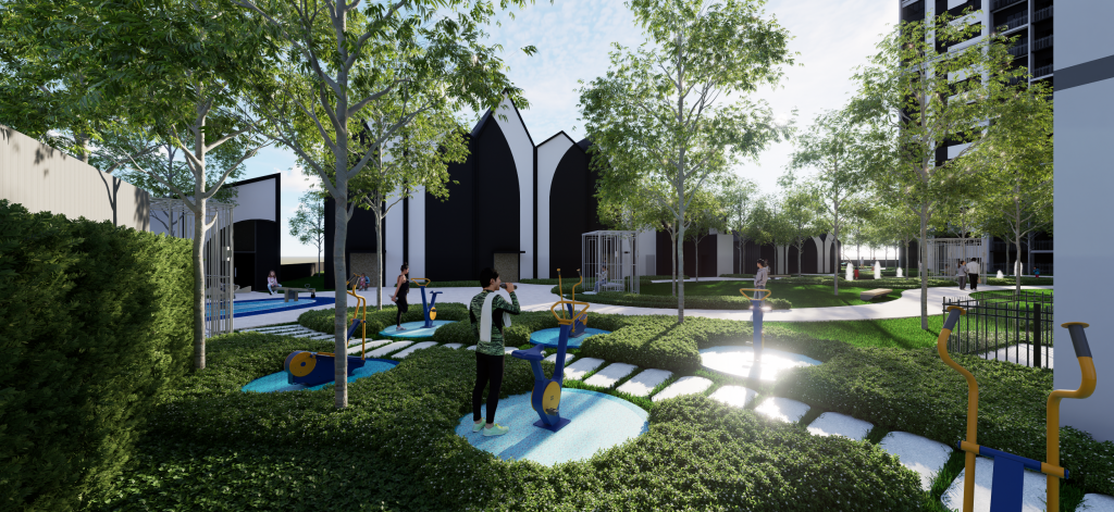 Unwind in style — a simulation of the Leisure Nook offers a cosy corner to relax, reflect or reconnect.   